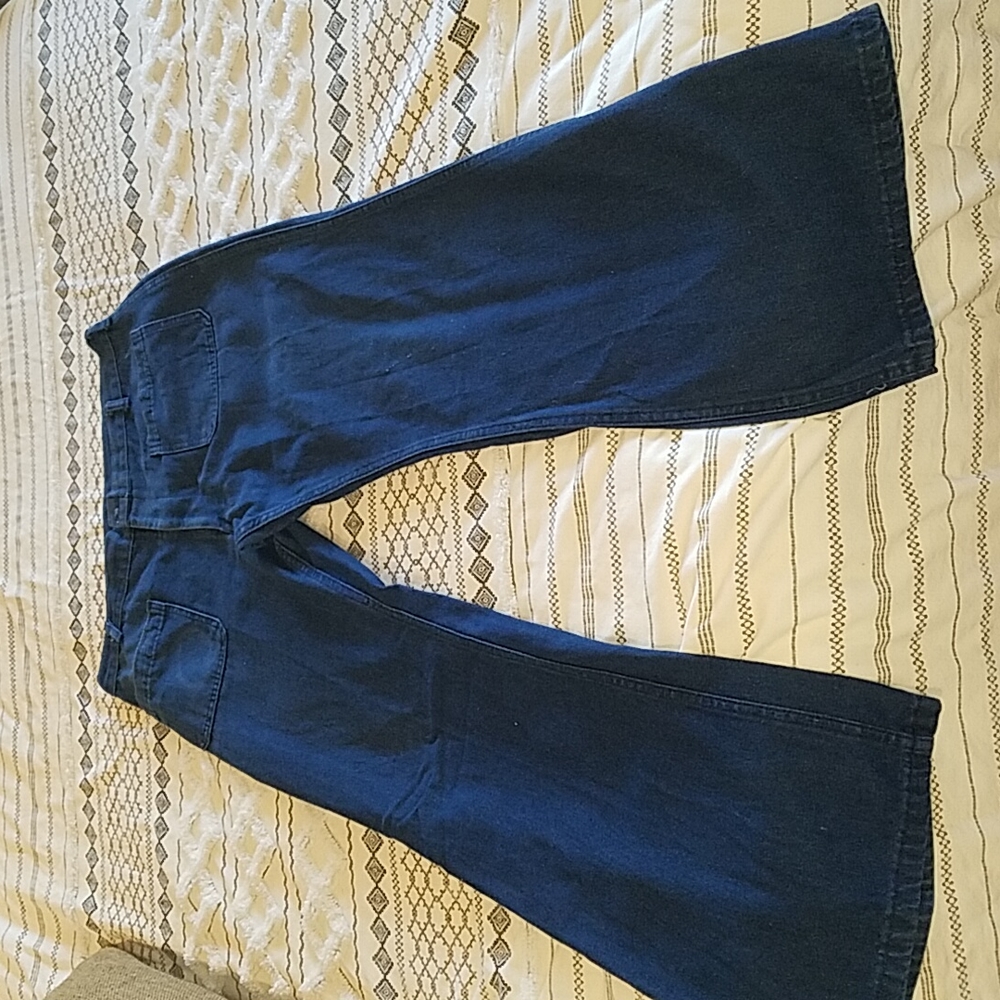 Vintage blue jean utility trousers